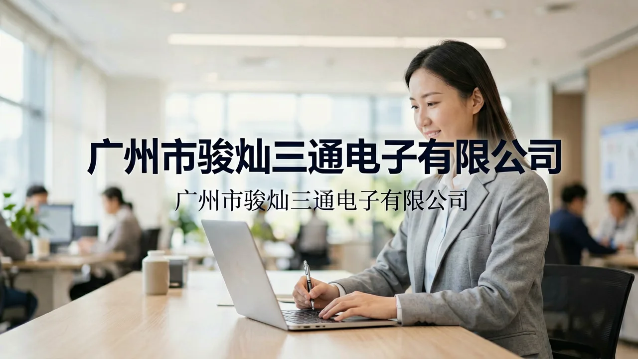 广州市骏灿三通电子有限公司 主题配图